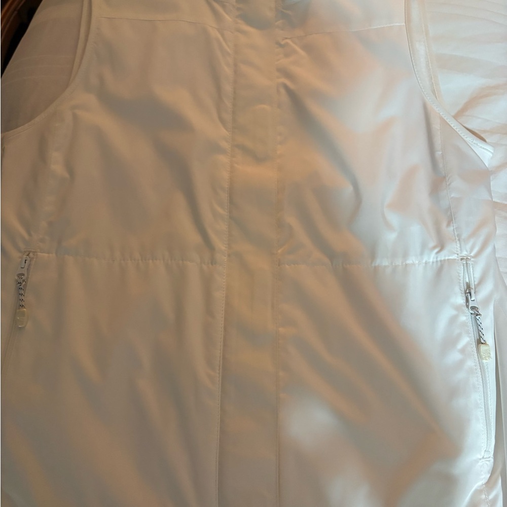 Talbots white  Quilted Vest